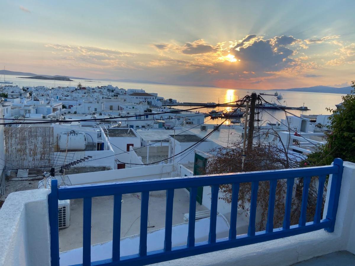 Elenitas Town House With Veranda And Sea View Mykonos Town 外观 照片