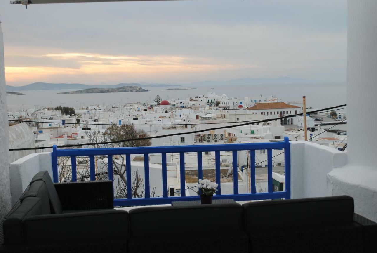 Elenitas Town House With Veranda And Sea View Mykonos Town 外观 照片
